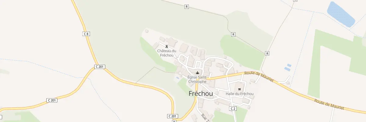 Plan du 75 Rue du Château à Fréchou