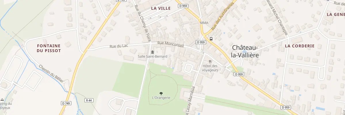 Plan du 5 Rue Monconseil à Château-la-Vallière