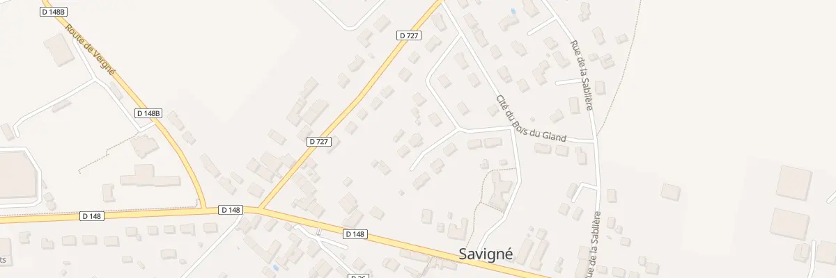 Plan du 10 Cite du Bois du Gland à Savigné