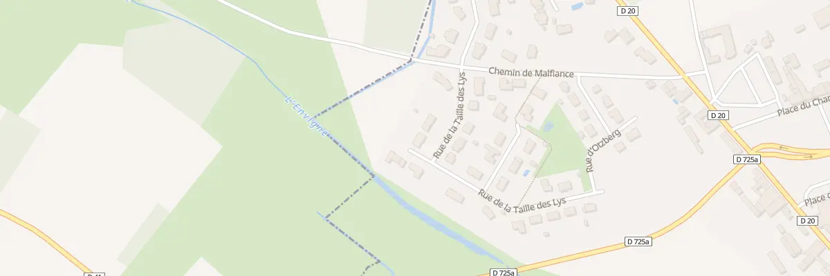 Plan du 30 Rue de la Taille des Lys à Lencloître
