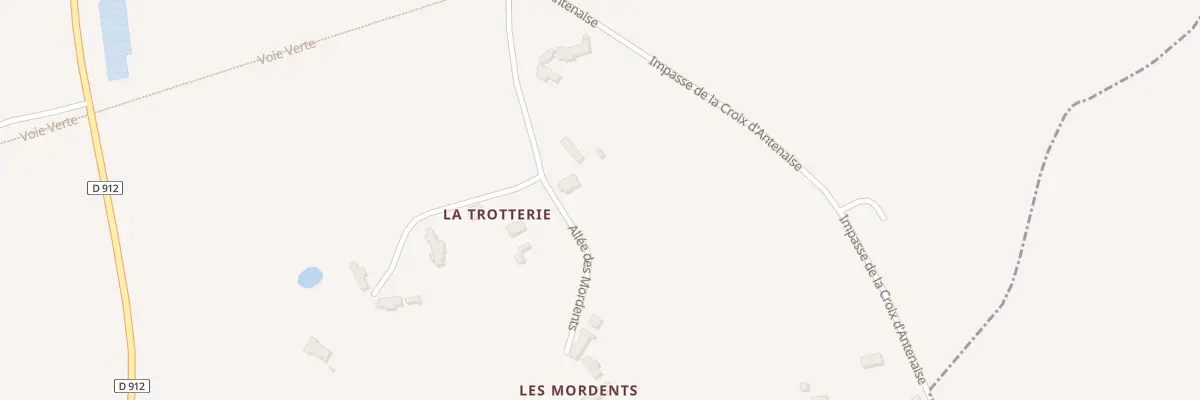 Plan du 57 La Troterie à Marchemaisons
