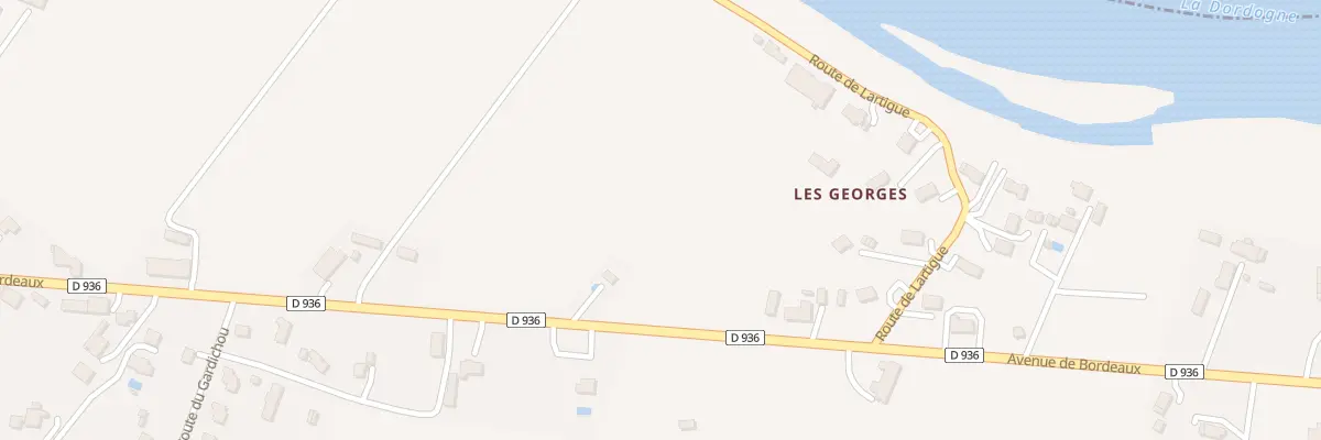 Plan du 75 Les Georges à Gardonne