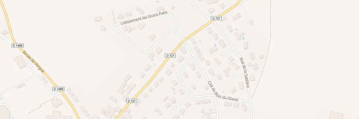 Plan du 13 Cite du Bois du Gland à Savigné