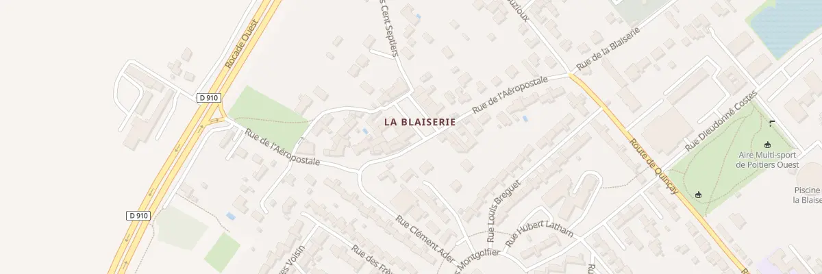 Plan du 24 Rue de l’Aéropostale à Poitiers