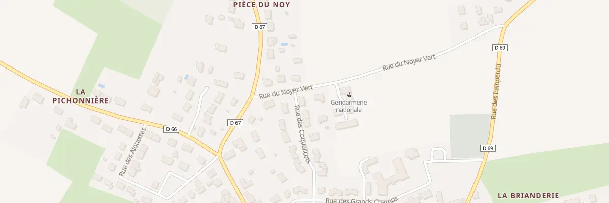 Plan du 18 Rue des Coquelicots à Savigné-sur-Lathan