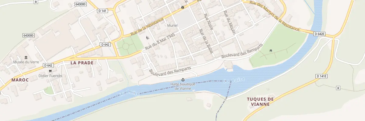 Plan du 17 Bd des Remparts à Vianne