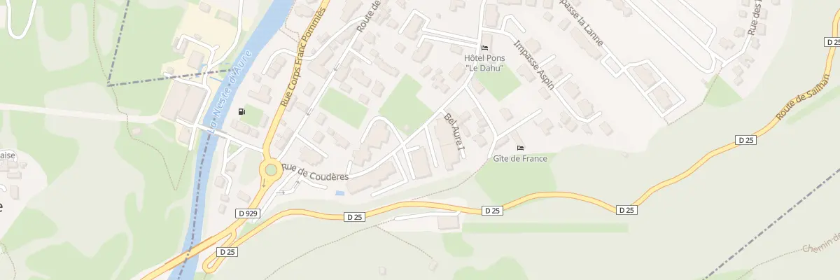 Plan du 12 Rue de Couderes Bel Aure I à Saint-Lary-Soulan
