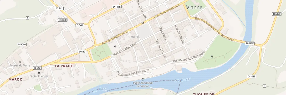 Plan du 5 Rue Darreguepeu à Vianne
