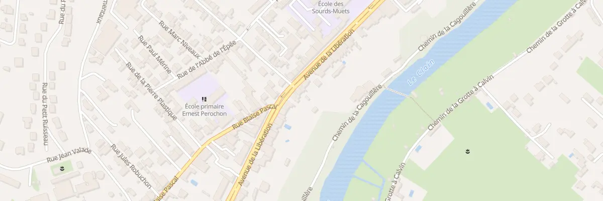 Plan du 107 Av de la Libération à Poitiers
