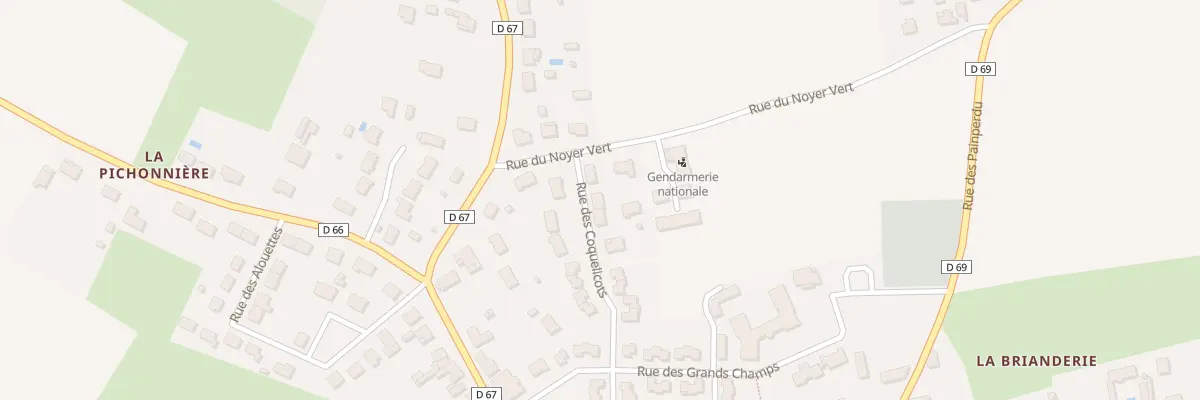 Plan du 16 Rue des Coquelicots à Savigné-sur-Lathan