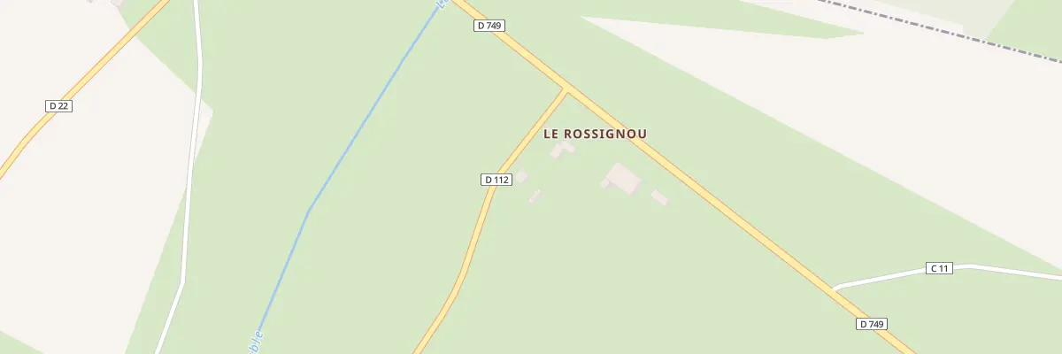 Plan du 132 Le Rossignou à Braye-sous-Faye