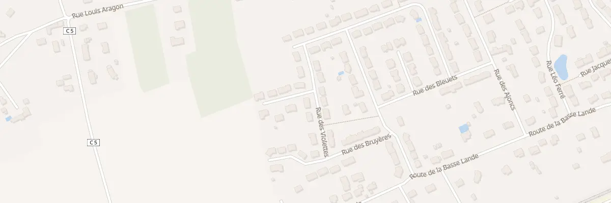 Plan du 5 Rue des Violettes à Champagné