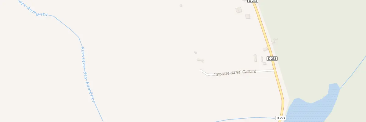 Plan du 6 Imp du Val Gaillard à Chaumont