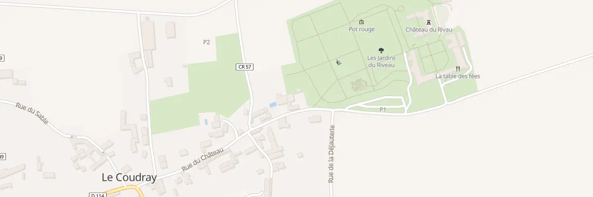Plan du 7 Rue du Château à Lémeré