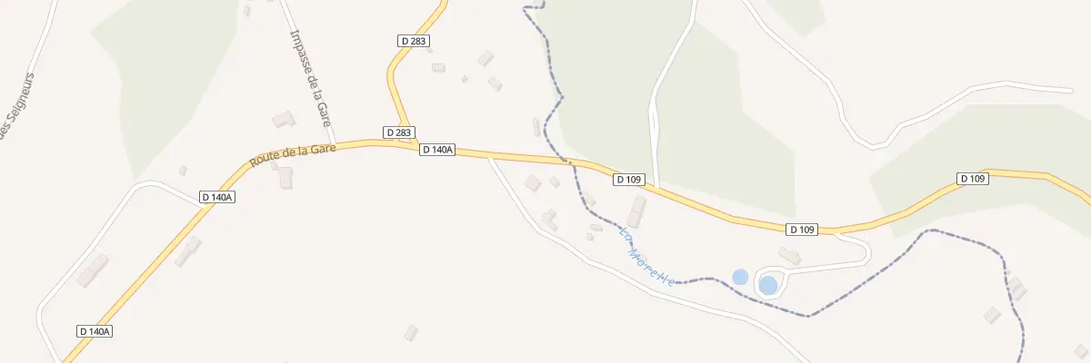 Plan du 1988 Rte de la Gare à Quetteville