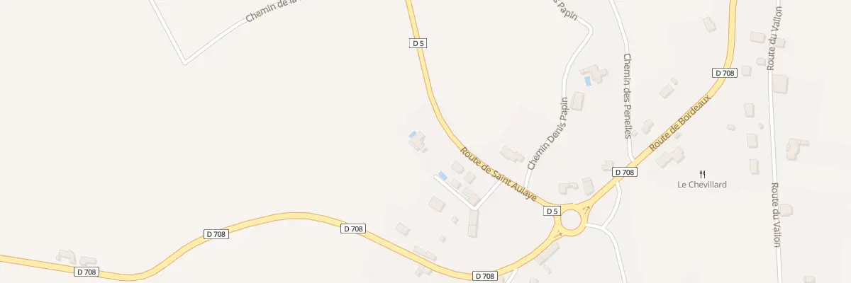 Plan du 175 Rte de Saint Aulaye à Ribérac