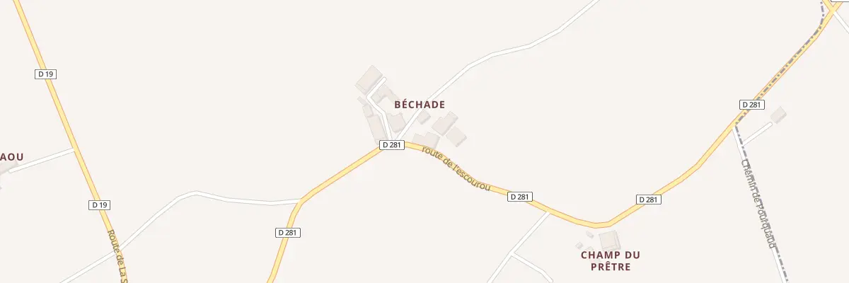 Plan du 58 Bechade à Saint-Jean-de-Duras