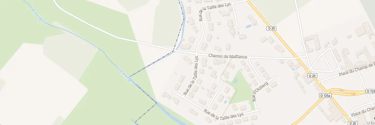 Plan du 24 Rue de la Taille des Lys à Lencloître