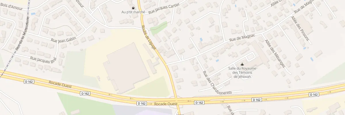 Plan du 56 Rue de Magnac à Saint-Benoît