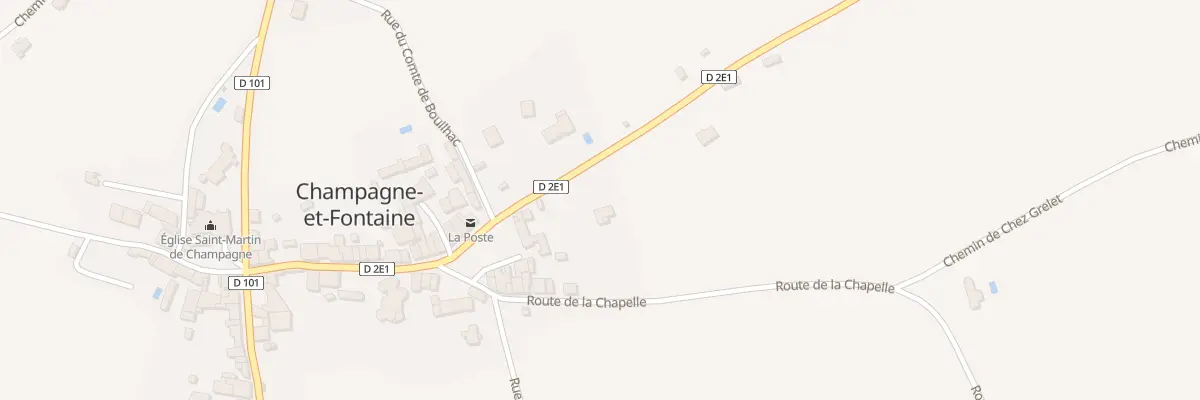 Plan du 108 Rte du Chemin Boisne à Champagne-et-Fontaine