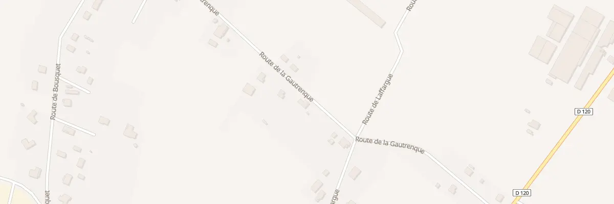 Plan du 397 Rte de la Gautrenque à Tonneins