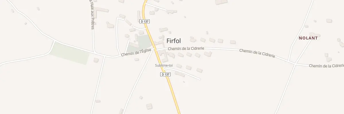Plan du 5011 Les Moutiers à Firfol