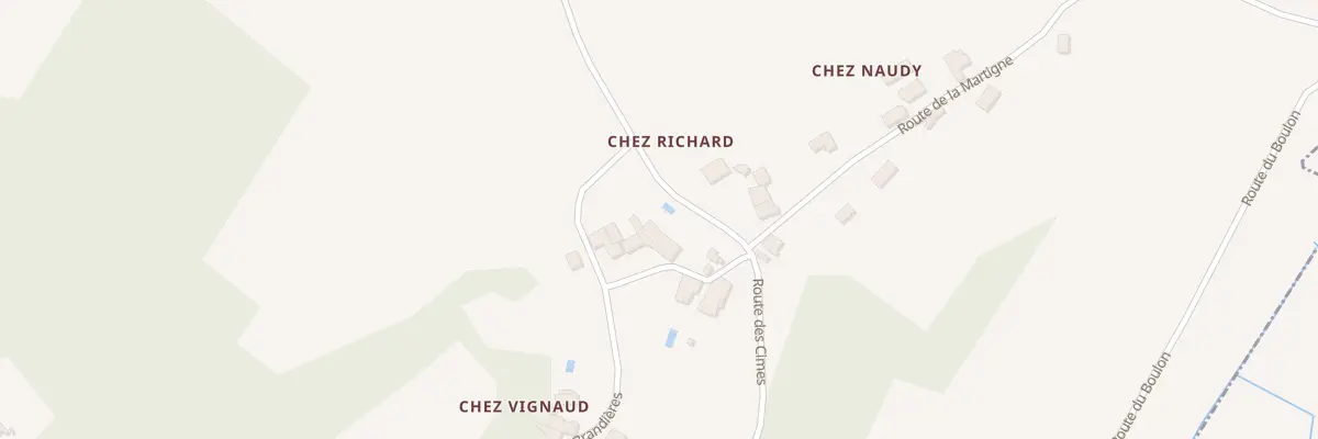 Plan du 70 Rte des Richards à Allemans