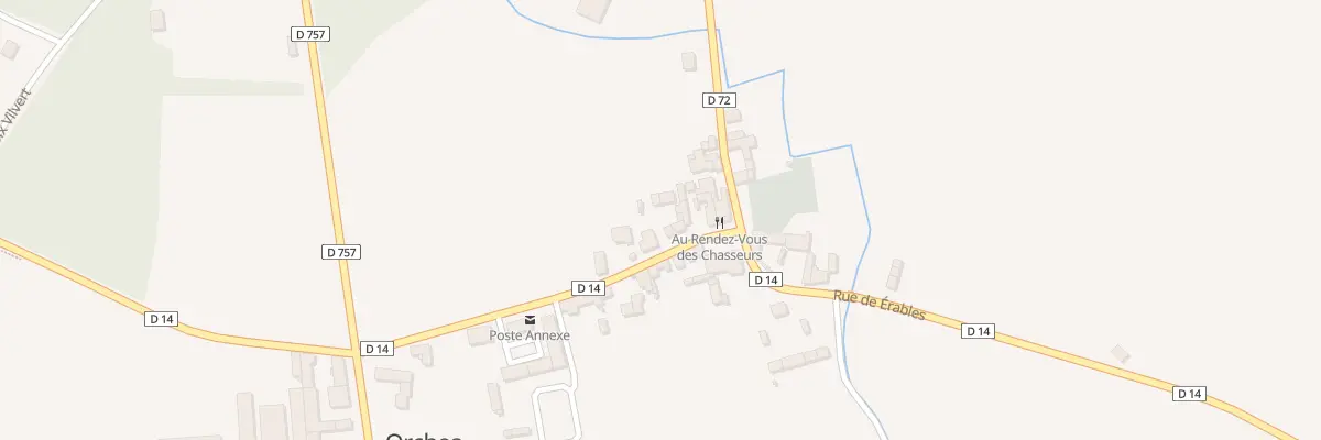 Plan du 10 Rue des Erables à Orches
