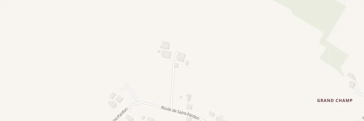 Plan du 1127 Rte de Saint Pardon à Seyches