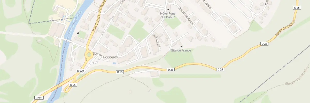 Plan du 12 Rue de Couderes Bel Aure II à Saint-Lary-Soulan
