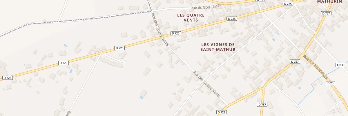 Plan du 6 Rue des Quatre Vents à Lencloître