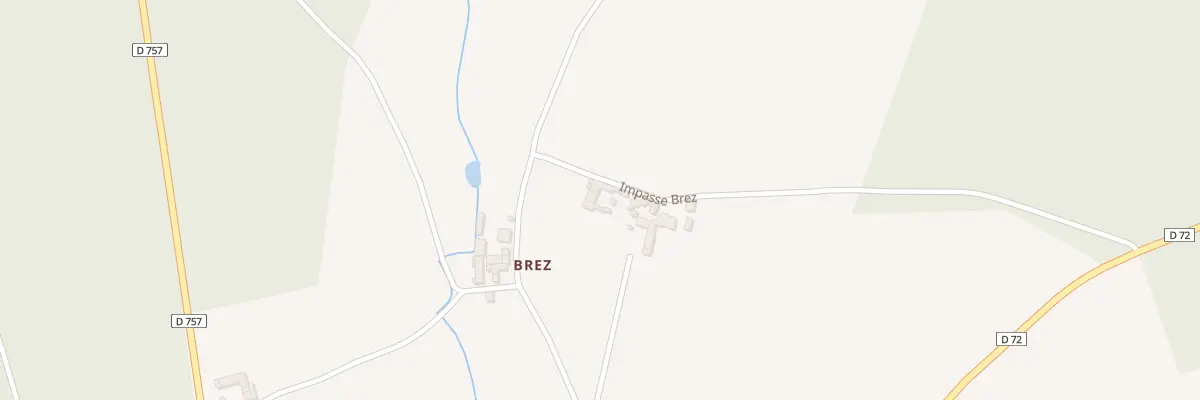 Plan du 3 Brez à Orches