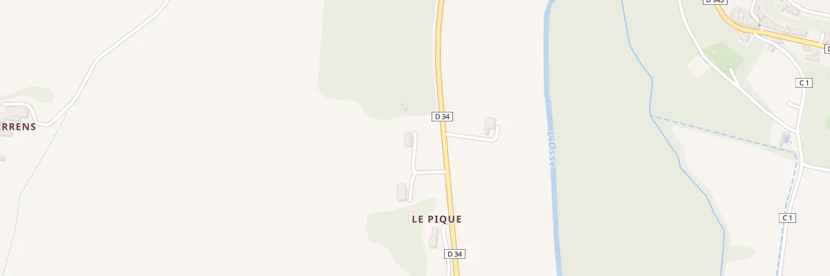 Plan du 5171B Le Pique à Montesquiou