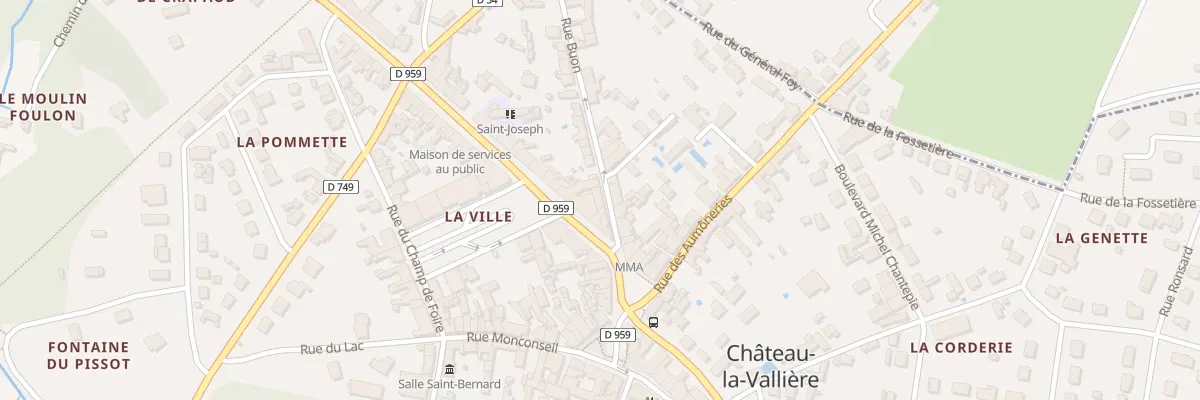 Plan du 5 Rue Buon à Château-la-Vallière