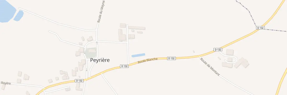 Plan du 486 Rte Blanche à Peyrière