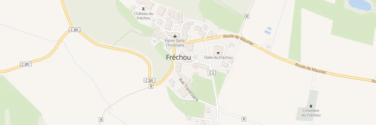 Plan du 5004 Le Bourg à Fréchou