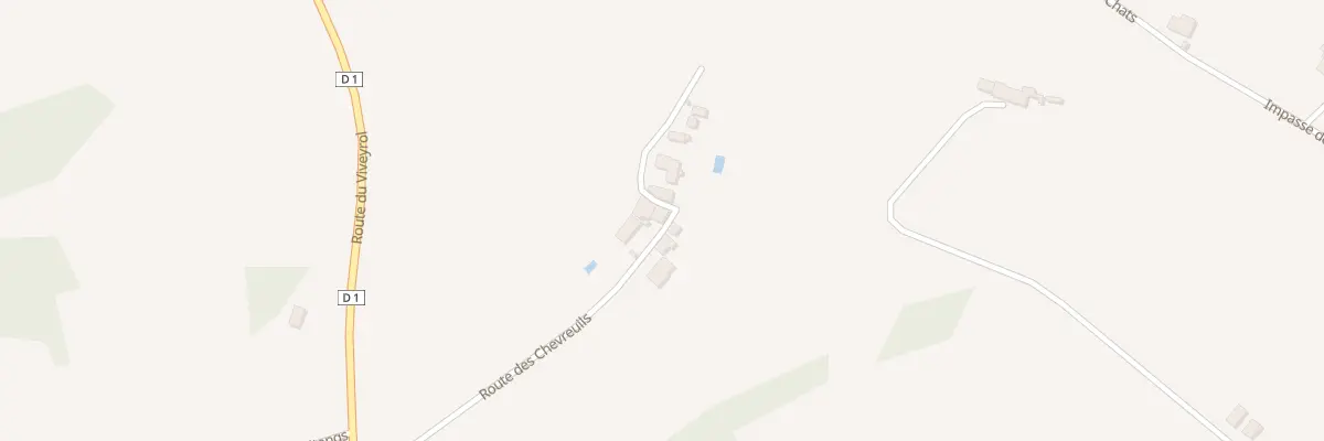 Plan du 305 Rte des Chevreuils à Saint-Martial-Viveyrol