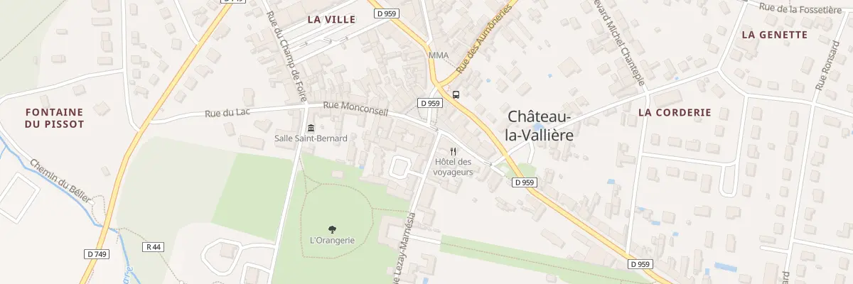 Plan du 11 Pl d’Armes à Château-la-Vallière