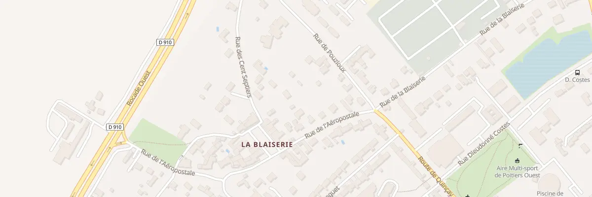 Plan du 10 Pl de la Blaiserie à Poitiers