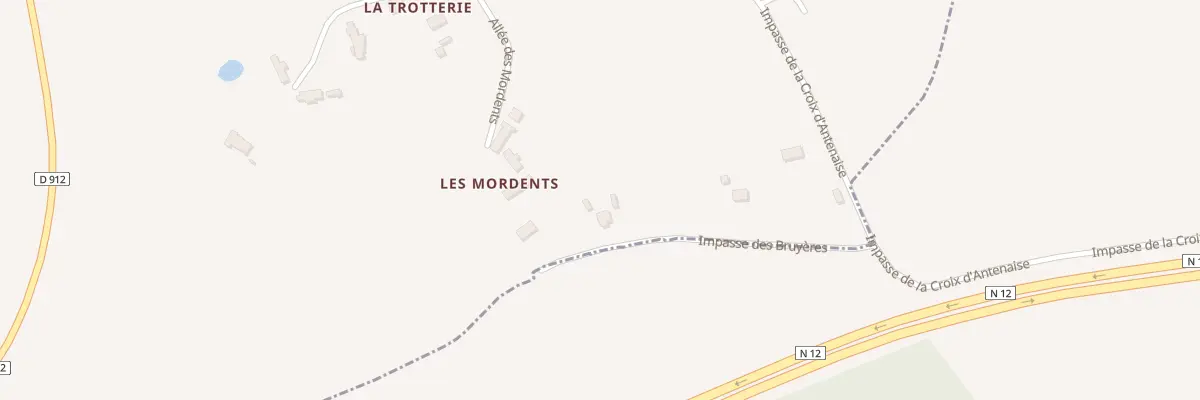 Plan du 53 Les Bruyeres à Marchemaisons