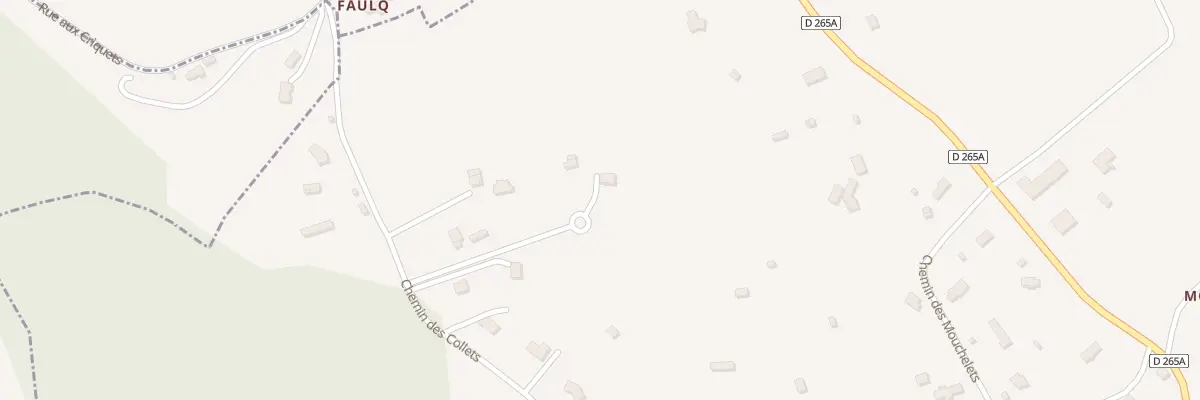 Plan du 686 Che des Collets au Pin