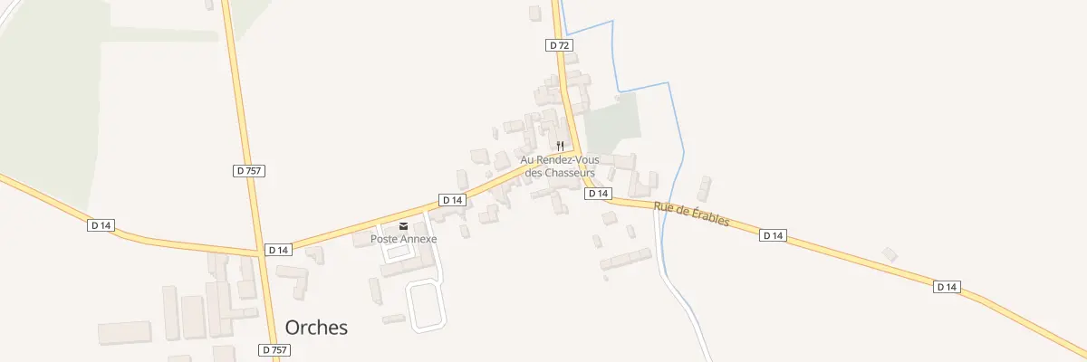 Plan du 11 Rue des Erables à Orches
