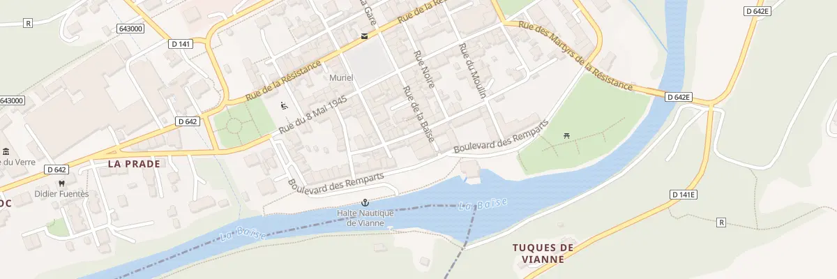 Plan du 4 Rue des Bateliers à Vianne