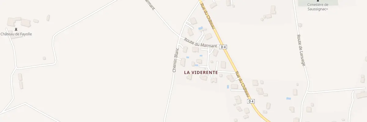 Plan du 142 La Viderente à Saussignac
