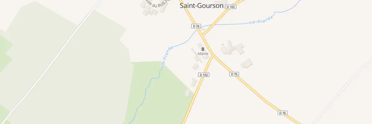 Plan du 2 Rte de la Font Pinaud à Saint-Gourson