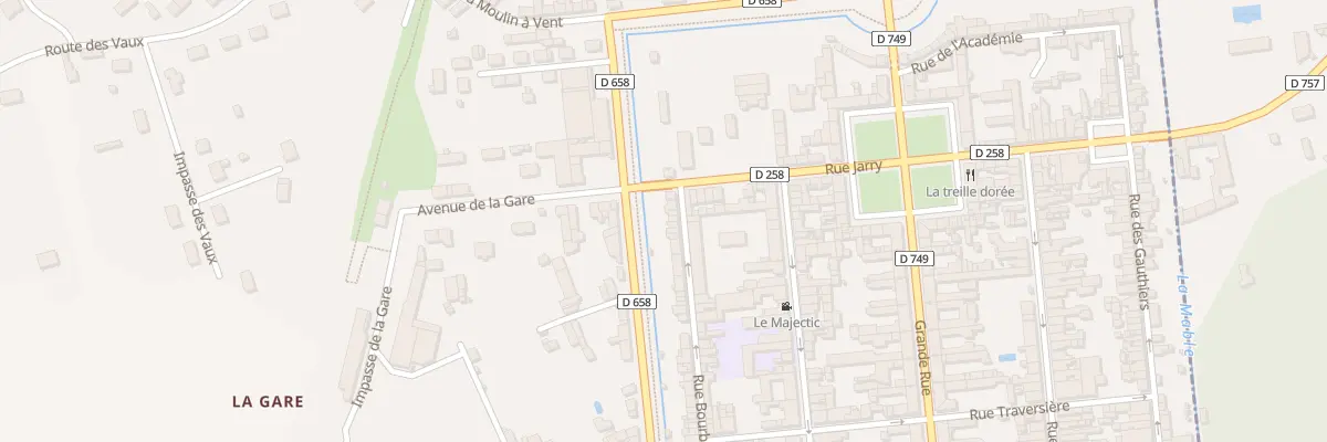 Plan du 52 Rue Bourbon à Richelieu