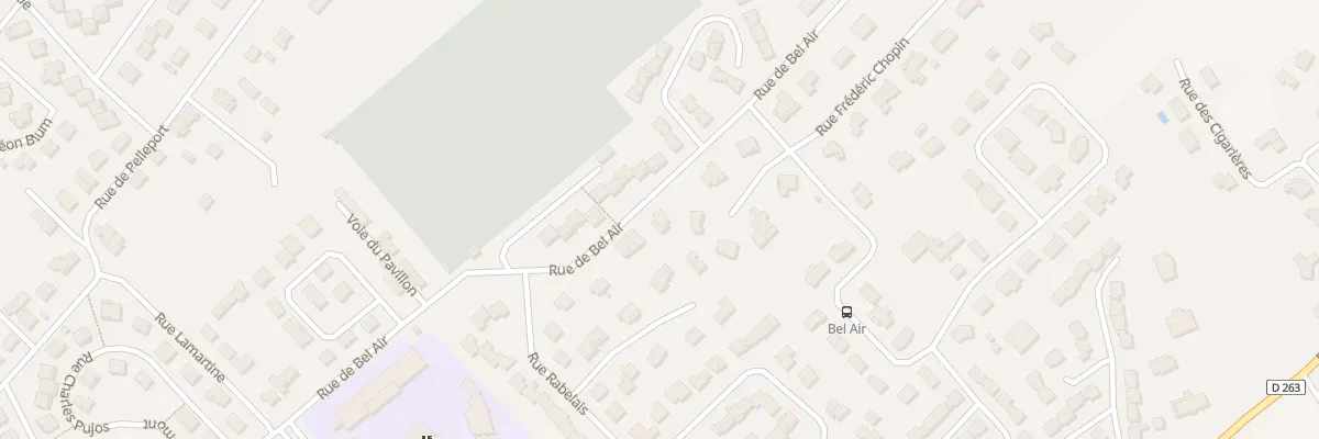 Plan du 23 Rue de Bel Air à Tonneins