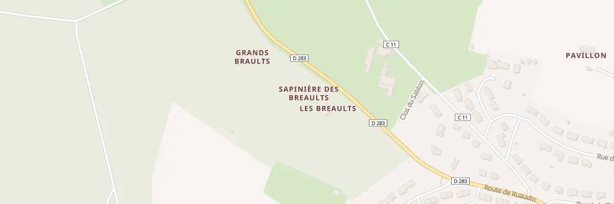 Plan du 5086A Les Breaults à Saint-Mars-d’Outillé