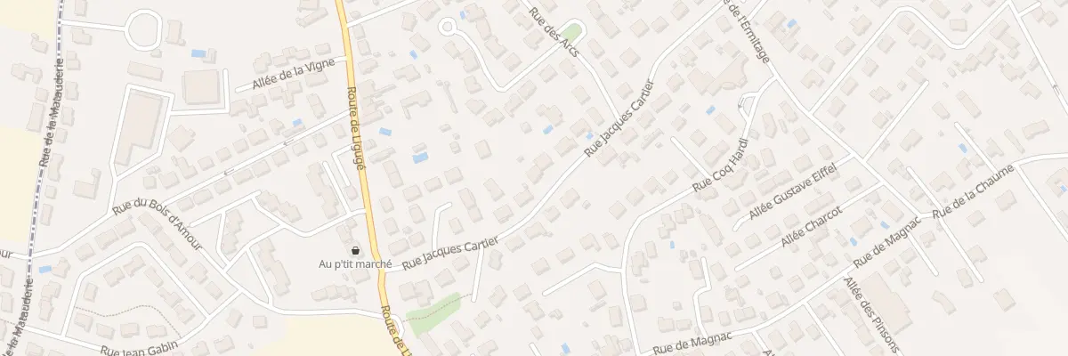 Plan du 7 Rue Jacques Cartier à Saint-Benoît