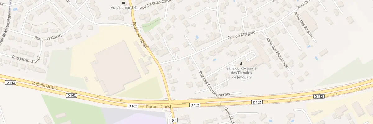 Plan du 41 Rue de Magnac à Saint-Benoît